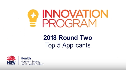 Innovation Program 2018 round two top 5 applicants